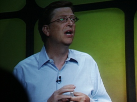 Bill Gates at the 2003 PDC keynote